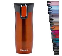 Contigo Westloop, Vaso Unisex Adulto, Naranja (tangerine), 1 Unidad Paquete De