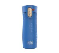 Contigo x Ally Love - Taza de viaje de acero inoxidable aislada al vacío con cierre automático y tapa fácil de limpiar, a prueba de derrames, mantiene las bebidas frías 24 horas y calientes durante 11