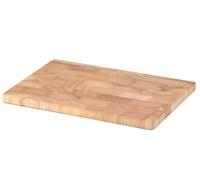 Continenta Tabla de Cortar 26x18x1,5 cm de Árbol de la Goma