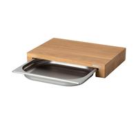 Continenta Tabla de cortar roble con 1 bandeja 27x39 cm