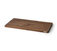 Continenta - Tabla de cortar de madera de nogal, 54 x 29 x 2,7 cm, acabado con aceite, tabla de cocina con soporte seguro, pies de goma antideslizantes, ahorro de espacio