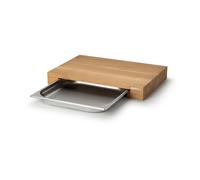 Continenta Tabla de cortar roble con 1 bandeja 27x39 cm