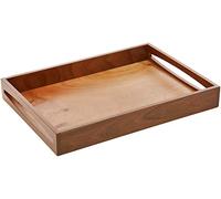 Continenta Tabla de cortar nogal con 1 bandeja 27x39 cm