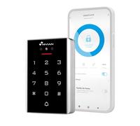 Control de Acceso Inteligente con Reconocimiento Facial, Teclado PIN, Tarjeta RFID y App WiFi - 2000 Usuarios, IP68 Exterior, Gestión Remota Tuya Smart, Códigos Temporales Nivian NVS-ACCESS-PIN-RFID-F