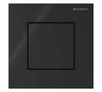 Geberit - Control de descarga de urinario neumático tipo 40, vidrio/negro 116.217.SJ.1