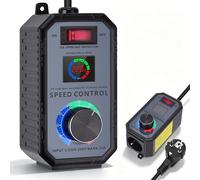 Control de velocidad de 4000 W, 230 V, con pantalla LED, 18 A, con enchufe europeo