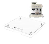Control deslizante para acrílica - Base de bandeja rodante de 14 x 13, ruedas de rueda duraderas en, plataforma de movimiento para encimeras, diseño transparente con deslizamiento suave y