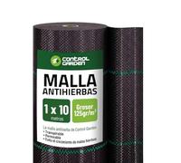 Control Garden Malla Antihierbas 1 x 10 m Grosor 105 gr/m2 | Malla Anti Malas Hierbas y Maleza para Jardín, Huerto, Cesped | Lona Antigerminante Transpirable, Permeable y Resistente