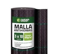 Control Garden Malla Antihierbas 3 x 10 m Grosor 105 gr | Malla Anti Malas Hierbas y Maleza para Jardín, Huerto, Cesped | Tela Cubresuelos Antigerminante Transpirable, Permeable y Resistente