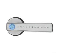Control remoto electrónico de bloqueo de puerta para acceso electrónico | 5 en 1: huellas dactilares, código, tarjeta, aplicación, clave; cifrado avanzado para seguridad en el hogar