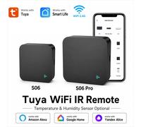 Control Remoto IR WiFi Tuya para Dispositivos Inteligentes del Hogar con Sensor de Temperatura y Humedad, Compatible con Google Assistant y Alexa With Sensor