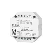 Controlador atenuador LED 220V 230V 110V 2,4G Control remoto AC Triac interruptor de botón de atenuación for bombilla LED 220V S1-B(R1 Remote Only)