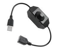 Controlador de atenuación LED - Regulador de tira de 11,81 pulgadas, dispositivo de ajuste de brillo, interruptor de atenuación de potencia con puerto USB | Luz de botón táctil para iluminación de