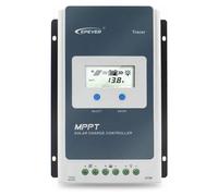 Controlador de carga para paneles solares, 30A, MPPT, 12V/24V, con identificación automática de voltaje