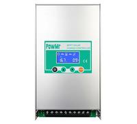 Controlador de carga solar, con una el 99%, pantalla LCD, 100A, compatible con 12V, 24V, 36V y 48V, con detección automática de voltaje