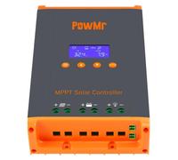 Controlador de carga solar MPPT - 60A (corriente máxima) - Compatible con baterías de 12V, 24V, 36V y 48V