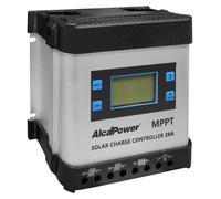 Controlador de carga solar MPPT Alcapower de 20A, 12V/24V, con pantalla LCD, para una potencia solar de hasta 480W el 95%, protección IP20.