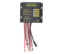 Controlador de carga solar MPPT Avanzado Bluetooth habilitado 12V 24V 10A Regulador de paneles solares inteligentes impermeables para luces de calle y s de monitoreo de aluminio