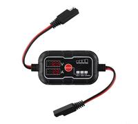 Controlador de carga solar MPPT de 10 A, 12 V, regulador inteligente de panel solar con pantalla LED y LCD, compatible con gel inundado sellado para AGM de litio para batería