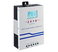 Controlador de carga solar MPPT de 60A, 12V-48V, voltaje máximo de los paneles solares: 160V, con pantalla LCD