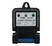 Controlador de carga solar para sistemas de carga PWM, salida de 10 A para baterías de 6 V 12 V con clase de protección IP30 (10 A 12,8 V)