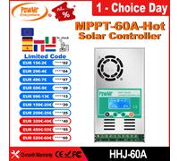 Controlador de carga Solar PowMr 60A MPPT funciona para batería de litio de plomo ácido de 12V 24V 36V 48V con pantalla LCD entrada máxima PV 160VDC MPPT 60A