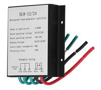 Controlador de Generador de Turbina Eólica, IP67 Controlador Automático DC12-24V a Prueba de Agua BLW - 12/24 Regulador de Carga de Batería de 400W