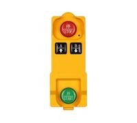Controlador de grúa, Mando a distancia inalámbrico Industrial 433,92 Control de grúa elevación 2/4 botones controlador Radio resistente al agua(2 Buttons)