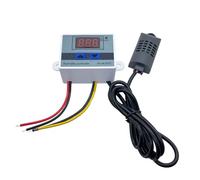 Controlador de humedad digital XH-W3005, 12 V, 24 V, 220 V, higrómetro, regulador de humedad y sensor de humedad.(DC24V)
