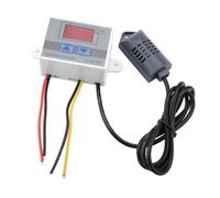 Controlador de Humedad Digital, XH-W3005 Controlador de Interruptor de Higrómetro Digital Sensor de Humedad 0~99% RH 12V/24V/220V(220V)