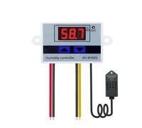Controlador de humedad digital XH-W3005 W3005, 12 V CC, 24, 220, 10 A, con interruptor control higrómetro, 0~99% relativa y sensor(Dc 24v)