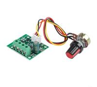 Controlador de motor CC 1.8V-15V 2A para regulador pwm, diseño compacto de PVC para proyectos de automatización de bricolaje, tablero verde de 32 x 32 x 14 mm