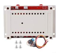 Controlador de motor CC 9v-50v 60a 3000w para regulador Pwm con carcasa para calentador de cinta transportadora automotriz industrial rojo (con carcasa)