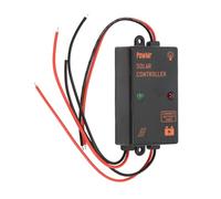 Controlador de panel solar PWM Controlador de carga solar IP67 Batería de panel solar a prueba de agua Regulador inteligente 5A 6V 12V Ajuste automático
