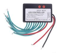 Controlador de pantalla LED para señalización 4-9 canales Soporte 12V 24V DC Entrada 27A Salida total Build(B)