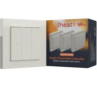 Controlador de pared Z-Wave 700, color blanco – Interruptor múltiple, compatible con SmartStart, grado de protección IP20