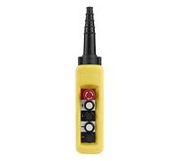Controlador de polipasto, interruptor de botón de polipasto de cadena de grúa, controlador colgante de elevación, cadena interruptor de pulsador de elevación con parada de emergencia
