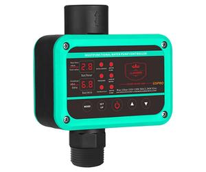 Controlador de presión inteligente GS Pro para bomba de agua 0-10bar 2.2KW suministro rosca G1 interruptor de bomba de fácil operación para construcción de tuberías Green