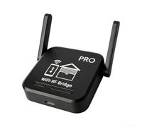 Controlador de puerta inteligente, para persianas de control remoto Tuya WiFi (negro)