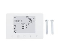 Controlador de Temperatura Inteligente, termostato de Control por aplicación WiFi con Pantalla Digital para hogar, Oficina, Hotel, Material ABS, diseño montado en la Pared