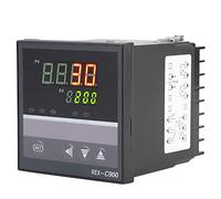 Controlador de temperatura PID digital con termómetro, salida de relé AC100-240V para de control industrial