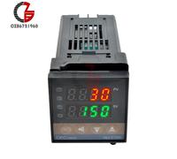 Controlador de temperatura PID Digital REX-C100 REX C100 termostato SSR salida de relé 220V para incubadora interruptor termorregulador de huevos SSR Relay Output