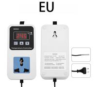 Controlador de temperatura W2022, salida de termostato de 110-220V, estera de calor, controlador de temperatura de invernadero con Sensor NTC, enchufe europeo US plug B