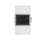 Controlador De Temperatura Y Humedad SONOFF Smart Wi-Fi THR316D, 16A, LCD, DIN