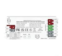 Controlador de tira LED, digital con puerto USB-C 16A fusible para control de luz LED programable