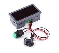 Controlador de velocidad 6V 12V 24V PWM DC Regulador de velocidad del motor Pantalla digital con control remoto IR