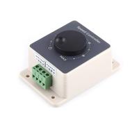 Controlador de velocidad de motor PWM modulador de ancho de pulso DC10-60V 20A con carcasa y interruptores rotativos variables continuos para 12V con potencia inferior a 120W, 24V