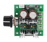Controlador de Velocidad Variable, Controlador de Motor de CC 10A PWM Módulo de Placa de Controlador de Velocidad Variable para Velocidad, Temperatura y Luz, Componentes