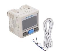 Controlador Digital de Vacío Neumático Válvula Reguladora de Presión de Aire 0 a -101kPa Rosca 1/8 pulg. 12-24V CC Función Copia Interruptor Regulador RC