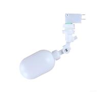 Controlador electrónico de nivel de agua flotante de 2 puertos, dispositivo de llenado automático para tanque, acuario, estanque de peces, interruptor de sensor de plástico blanco (montaje superior